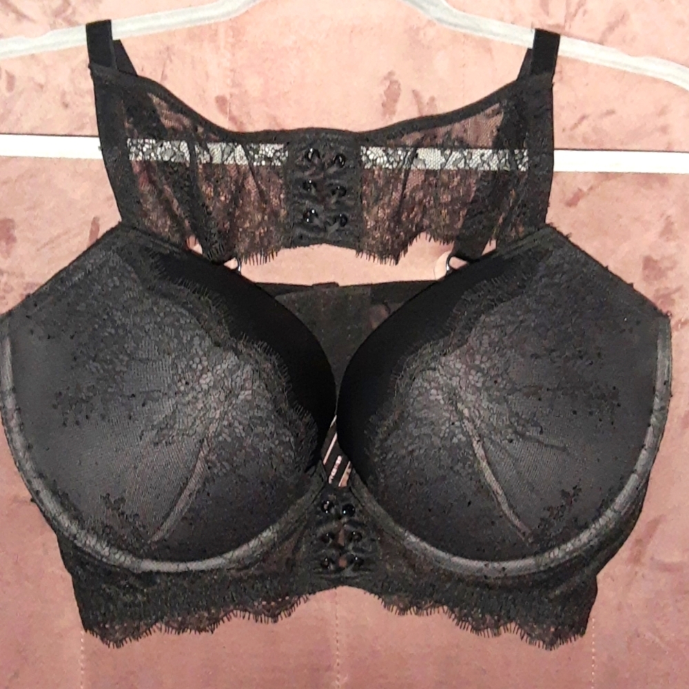NWOT VICTORIA'S SECRET CORSET FRONT BIB WIDE BAND BRA